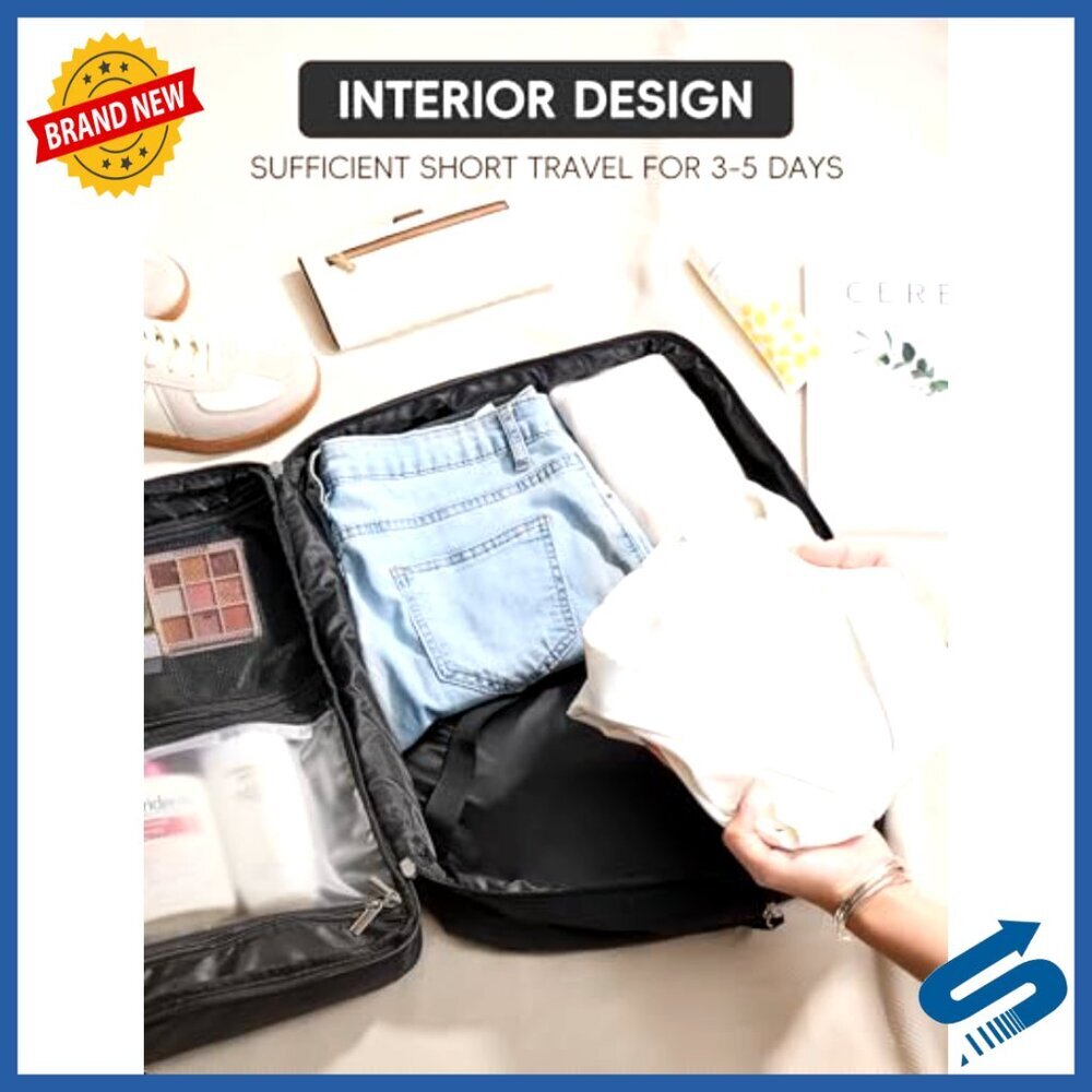 Lightweight Puffer Weekender Bag with Shoe Compartment, Laptop Sleeve, 17.7 - Picture 3 of 7